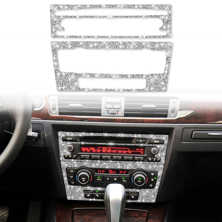 For BMW 3 Series E90 / E92 2005-2012 Car Aircondition CD Control Panel Basic Diamond Decorative Sticker ÎҵÄÉ̵ê