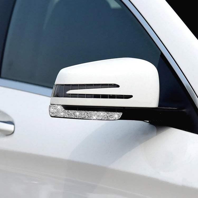 For Mercedes-Benz A/B/C/E Class Car Rearview Mirror Anti-collision Strip A Diamond Decorative Sticker, Left and Right Drive ÎҵÄÉ̵ê