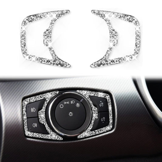 Car Headlight Diamond Decoration Sticker, Left and Right Drive ÎҵÄÉ̵ê