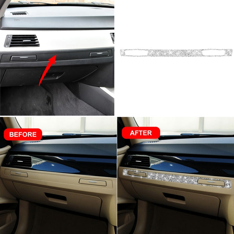 For BMW 3 Series E90 / E92 / E93 2005-2012 Car Passenger Side Center Control Diamond Decorative Sticker, Right Drive ÎҵÄÉ̵ê