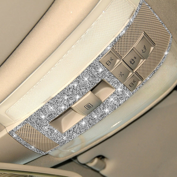 For Mercedes-Benz C-class W204 2007-2013 Car Reading Light Diamond Decorative Sticker, Left and Right Drive ÎҵÄÉ̵ê