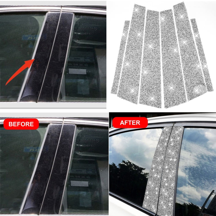 For BMW 3 Series E90 2005-2012 Car B-pillar Diamond Decorative Sticker ÎҵÄÉ̵ê