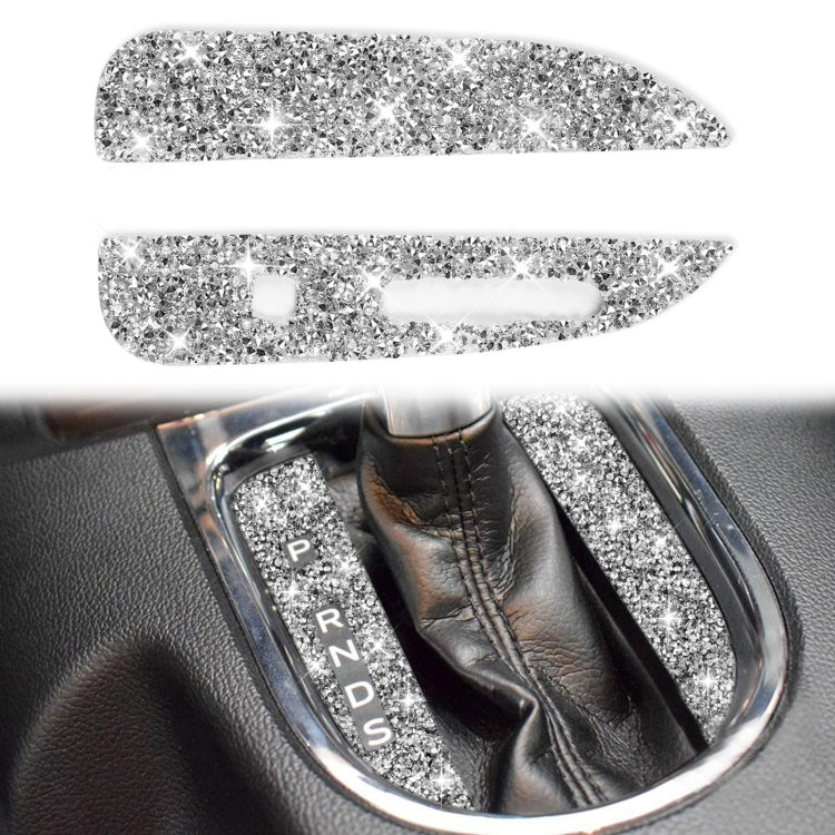 Car Gearshift Panel Diamond Decoration Sticker, Left Drive ÎҵÄÉ̵ê