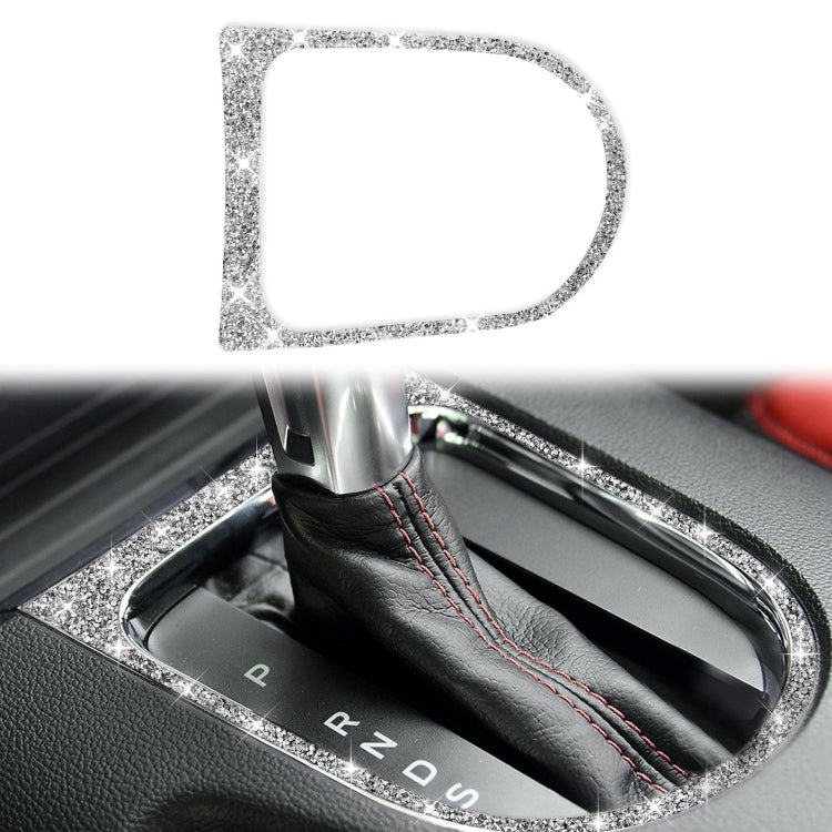 Car Gear Shift Outer Ring Diamond Decoration Sticker, Left and Right Drive ÎҵÄÉ̵ê