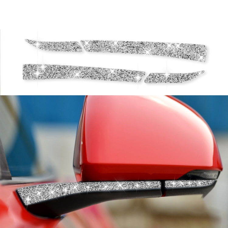 4pcs Car Rearview Mirror Diamond Decoration Sticker, Left and Right Drive ÎҵÄÉ̵ê