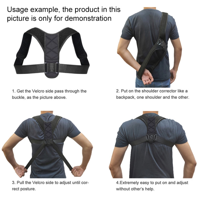 Anti-kyphosis Correction Belt Invisible Artifact For Sitting Posture, Style: Correction Belt + Shoulder Strap My Store