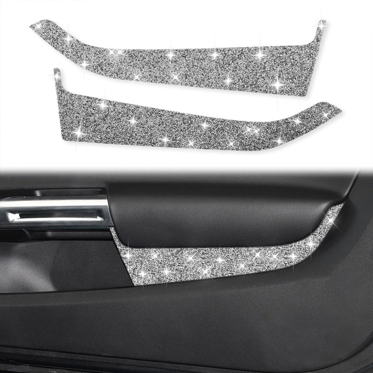 Car Front Door Panel Diamond Decoration Sticker, Left and Right Drive ÎҵÄÉ̵ê