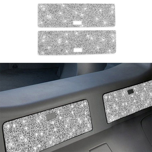 For Nissan 350Z 2003-2009 2pcs Car Storage Box Diamond Decorative Sticker,Left and Right Drive Universal ÎҵÄÉ̵ê