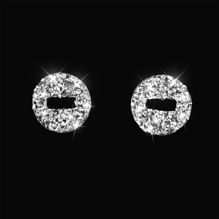 2pcs Car Volume Button Diamond Decoration Sticker, Left and Right Drive ÎҵÄÉ̵ê