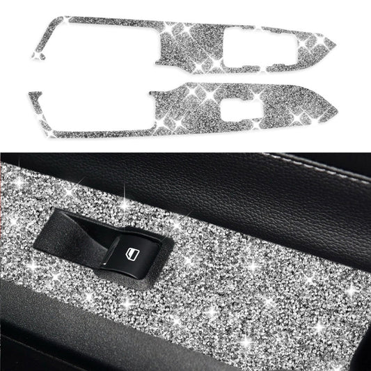 For Ford Mustang 2015-2020 Car Door Lift Panel B Diamond Decoration Sticker ÎҵÄÉ̵ê