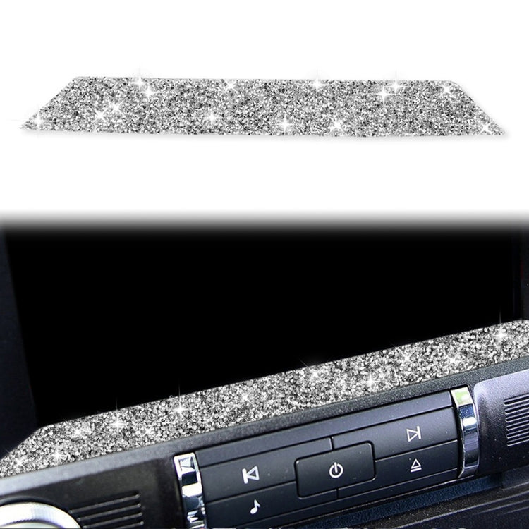 Car Multimedia Lower Frame Diamond Decoration Sticker, Left and Right Drive ÎҵÄÉ̵ê