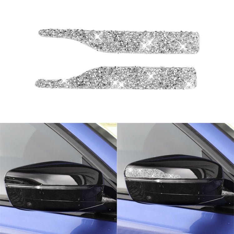 Car Rearview Mirror Anti-collision Strip Diamond Decoration Sticker, Left and Right Drive ÎҵÄÉ̵ê