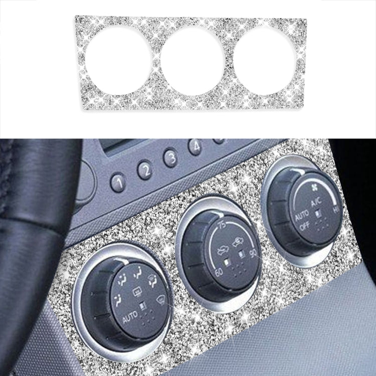 For Nissan 350Z 2003-2009 Car Air Conditioning Adjustment Diamond Decorative Sticker,Left and Right Drive Universal ÎҵÄÉ̵ê