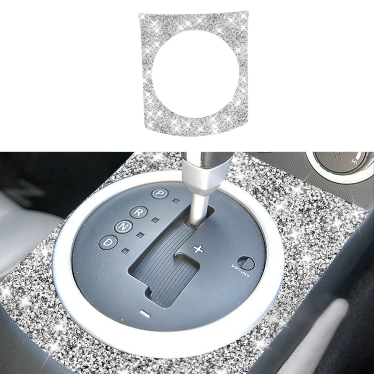 For Nissan 350Z 2003-2009 Car Gear Panel Diamond Decorative Sticker,Left and Right Drive Universal ÎҵÄÉ̵ê