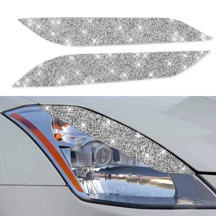 Car Lamp Eyebrow Diamond Decoration Sticker, Left and Right Drive ÎҵÄÉ̵ê