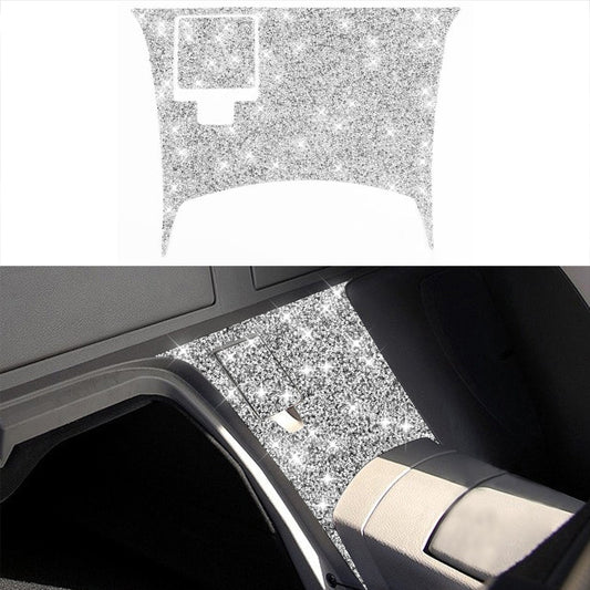 For Nissan 350Z 2003-2009 2pcs Car Rear Of Center Console Diamond Decorative Sticker, Left Drive ÎҵÄÉ̵ê