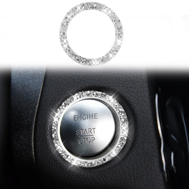 Car One-Click Start Ring Diamond Decoration Sticker, Left and Right Drive ÎҵÄÉ̵ê