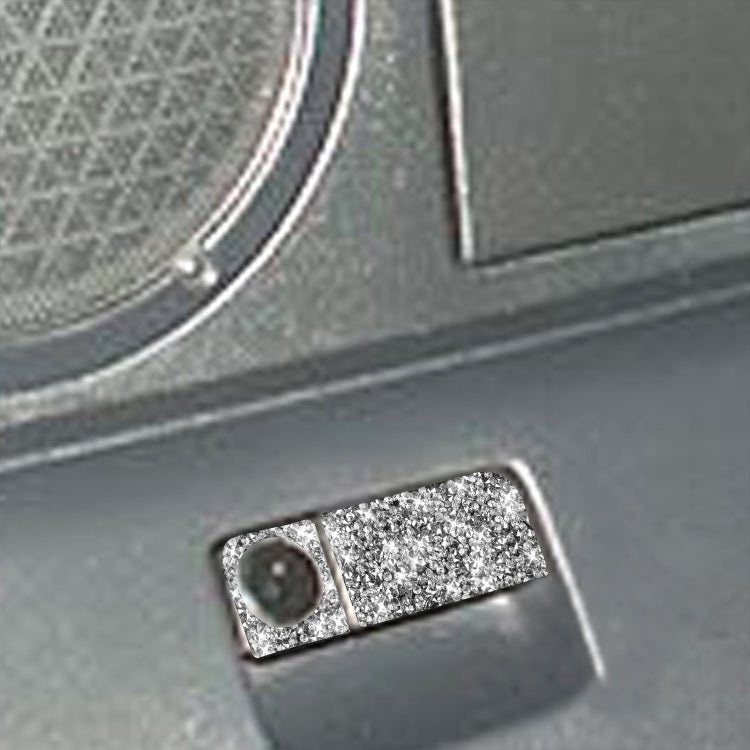 For Nissan 350Z 2003-2009 Car Rear Storage Box Lock Diamond Decorative Sticker, Left Drive ÎҵÄÉ̵ê