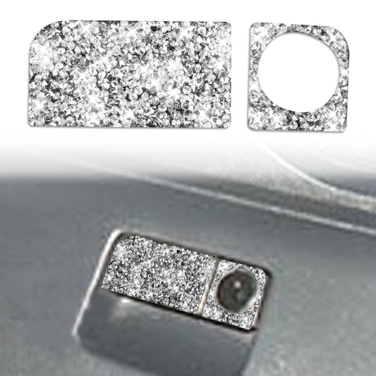 For Nissan 350Z 2003-2009 Car Rear Storage Box Lock Diamond Decorative Sticker, Right Drive ÎҵÄÉ̵ê