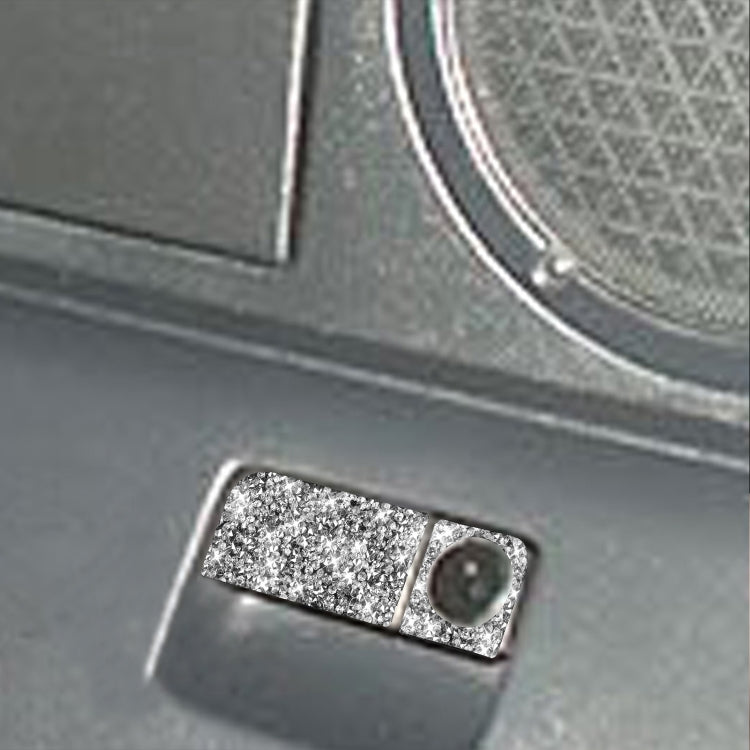 For Nissan 350Z 2003-2009 Car Rear Storage Box Lock Diamond Decorative Sticker, Right Drive ÎҵÄÉ̵ê