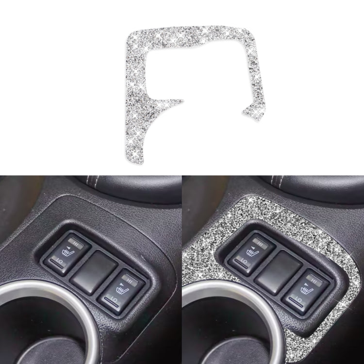 Car Central Control Heating Button Outer Frame Diamond Decoration Sticker, Left and Right Drive ÎҵÄÉ̵ê