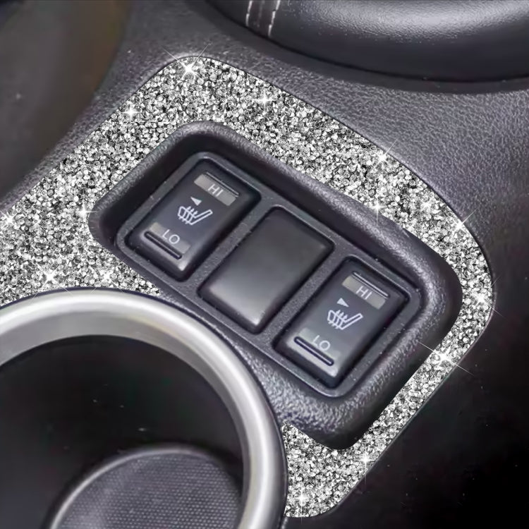 Car Central Control Heating Button Outer Frame Diamond Decoration Sticker, Left and Right Drive ÎҵÄÉ̵ê