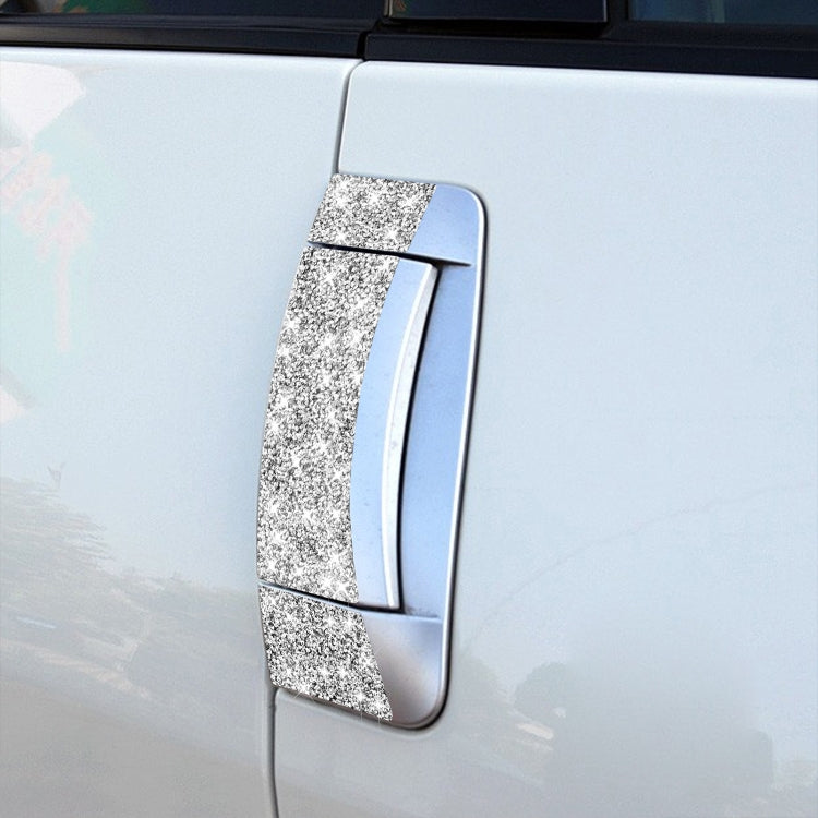 For Nissan 350Z 2003-2009 6pcs Car Door Outer Handle Diamond Decorative Sticker, Left Drive ÎҵÄÉ̵ê