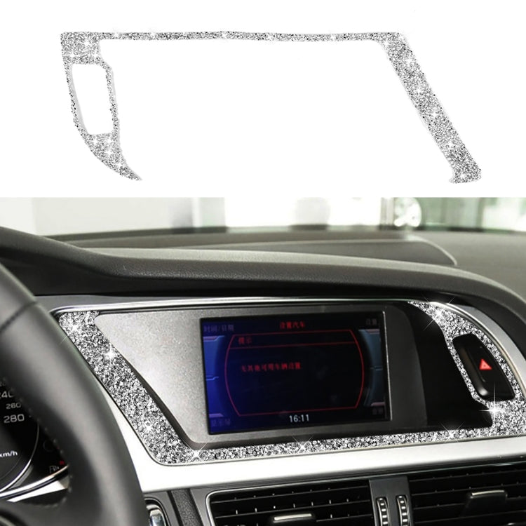 For Audi A4 / A5 / Q5 Car Navigation Outer Frame Diamond Decoration Sticker ÎҵÄÉ̵ê