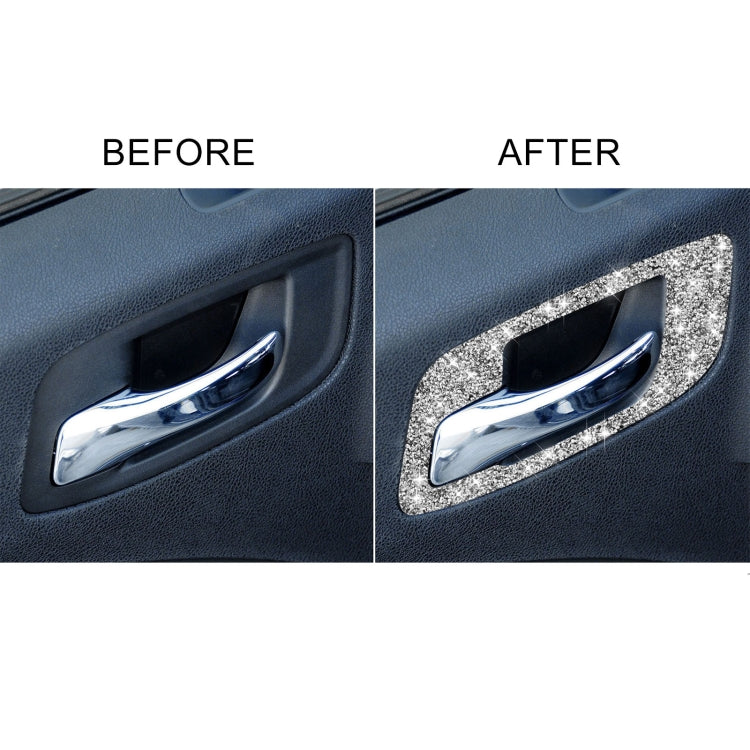 For Dodge Charger 2011-2014 Car Door Handle A Diamond Decorative Sticker, Left-hand Drive ÎҵÄÉ̵ê