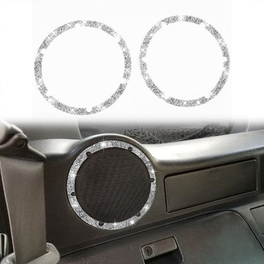 For Nissan 350Z 2006-2009 Car Rear Speaker Surround Diamond Sticker,Left and Right Drive Universal ÎҵÄÉ̵ê