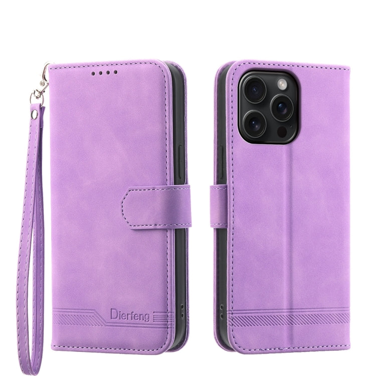 Dierfeng Dream Line TPU + PU Leather Phone Case, Series 2