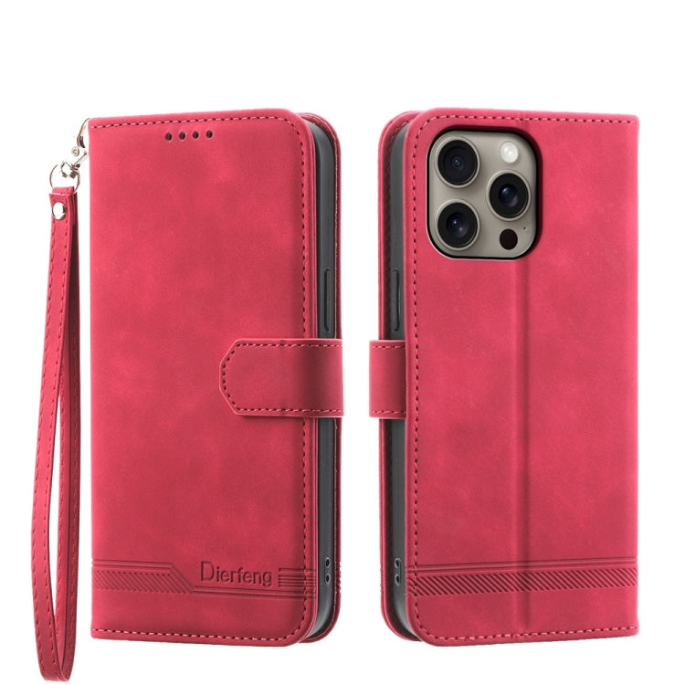 Dierfeng Dream Line TPU + PU Leather Phone Case, Series 2