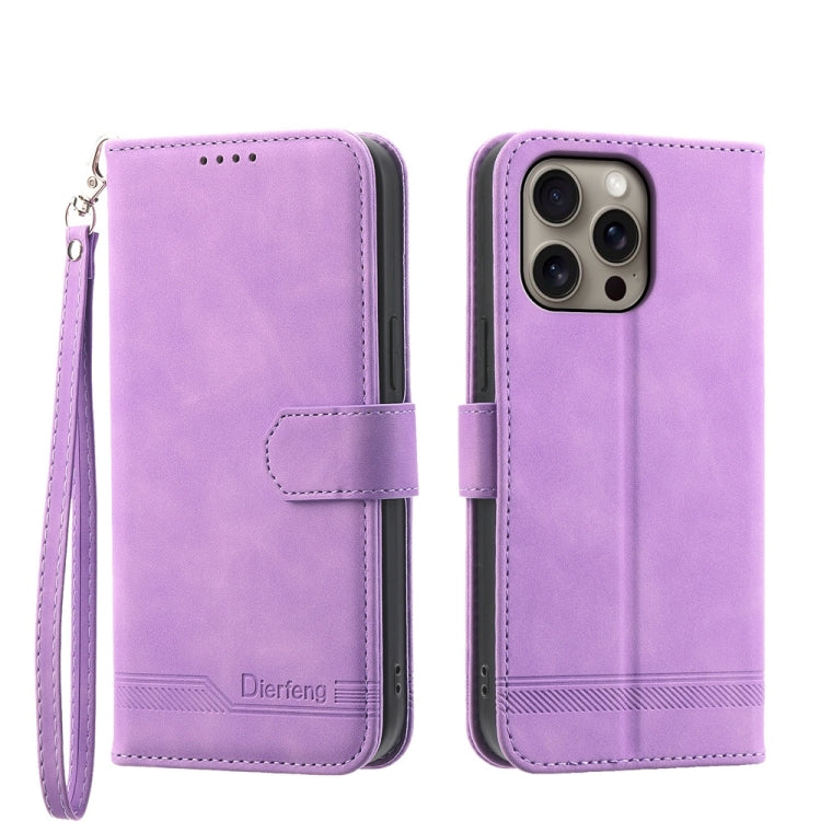 Dierfeng Dream Line TPU + PU Leather Phone Case, Series 2