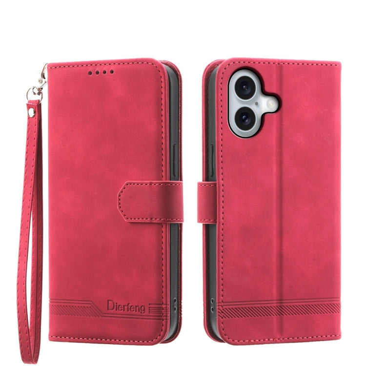 Dierfeng Dream Line TPU + PU Leather Phone Case, Series 2