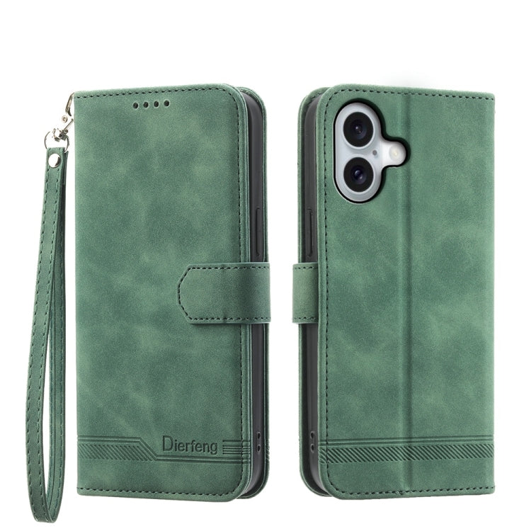 Dierfeng Dream Line TPU + PU Leather Phone Case, Series 2