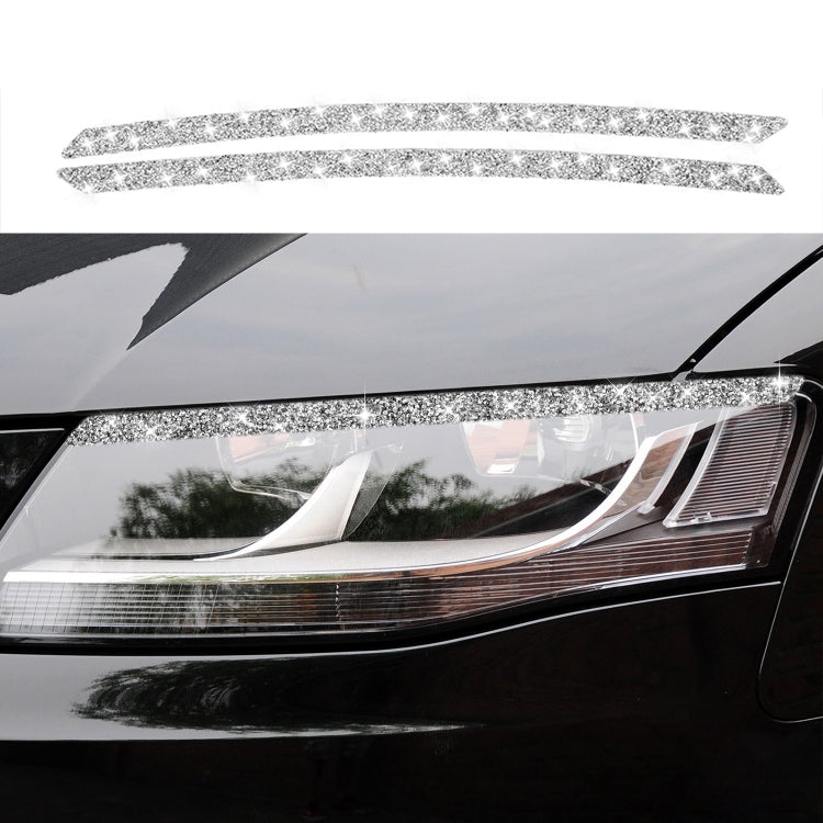 Car Light Eyebrow Diamond Decoration Sticker, Left and Right Drive ÎҵÄÉ̵ê