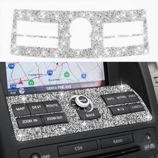 For Nissan 350Z 2006-2009 Car Navigation System Control Diamond Sticker,Left and Right Drive Universal ÎҵÄÉ̵ê