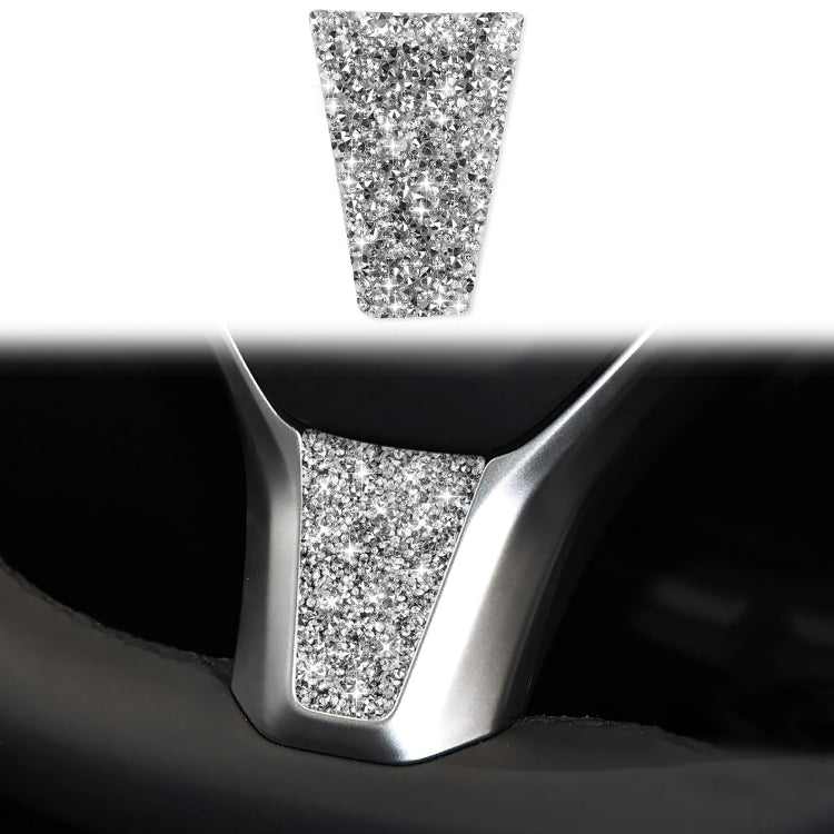 For Tesla Model S/X Car Steering Wheel Diamond Sticker,Left and Right Drive Universal ÎҵÄÉ̵ê