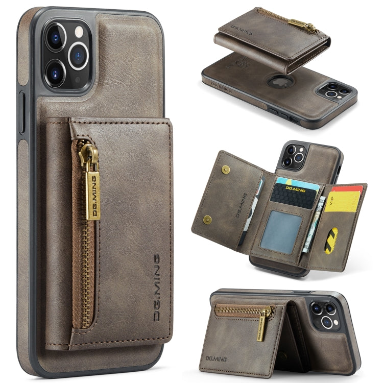 DG.MING M5 Series Zip RFID Multi Card Detachable Leather Phone Case, Series 2