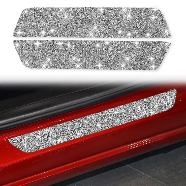 For Tesla Model 3 Car Rear Door Sill Strip Diamond Sticker,Left and Right Drive Universal ÎҵÄÉ̵ê