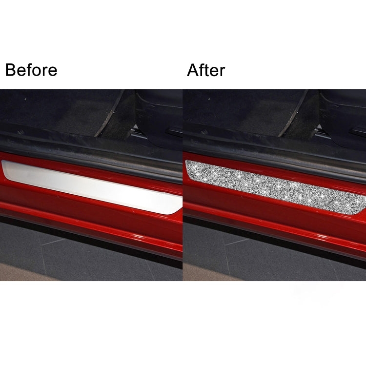 For Tesla Model 3 Car Rear Door Sill Strip Diamond Sticker,Left and Right Drive Universal ÎҵÄÉ̵ê