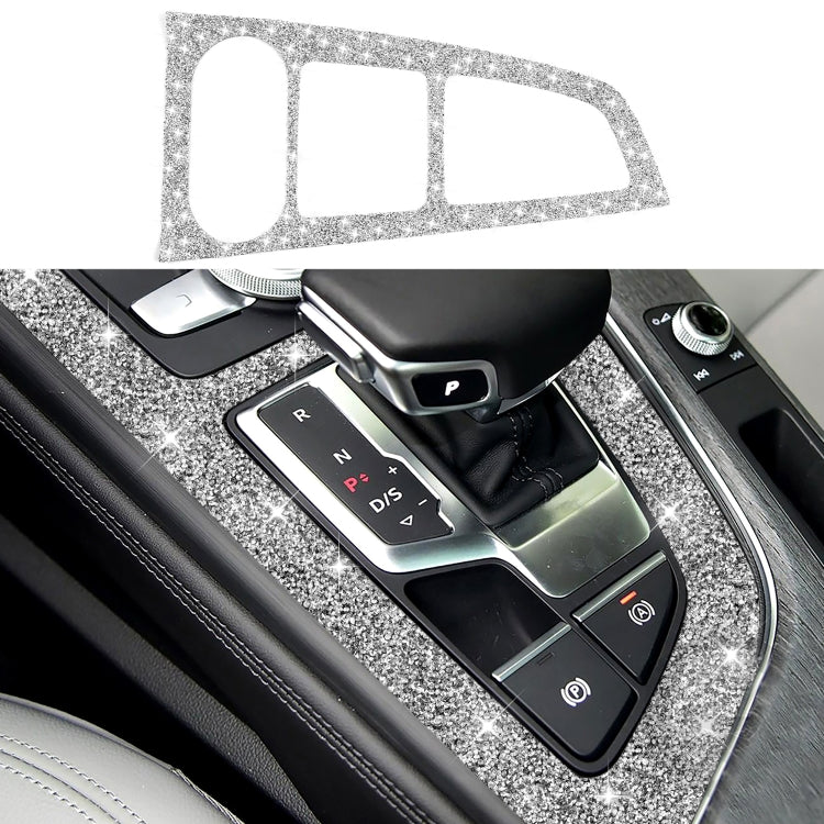 For Audi A4L / A5 2017-2019 Car Large Gear Panel Diamond Decoration Sticker ÎҵÄÉ̵ê