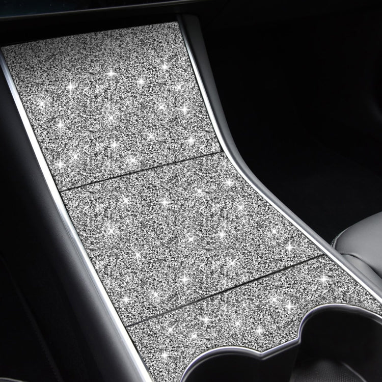 For Tesla Model 3 Car Rear Door Sill Strip Diamond Sticker,Left and Right Drive Universal ÎҵÄÉ̵ê