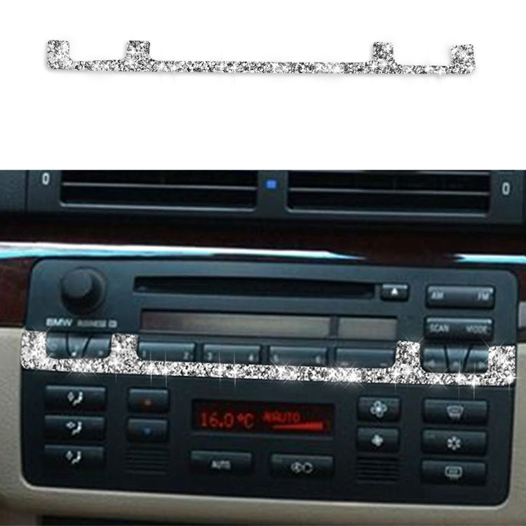 Car Center Control Panel Middle Diamond Decoration Sticker, Left and Right Drive ÎҵÄÉ̵ê