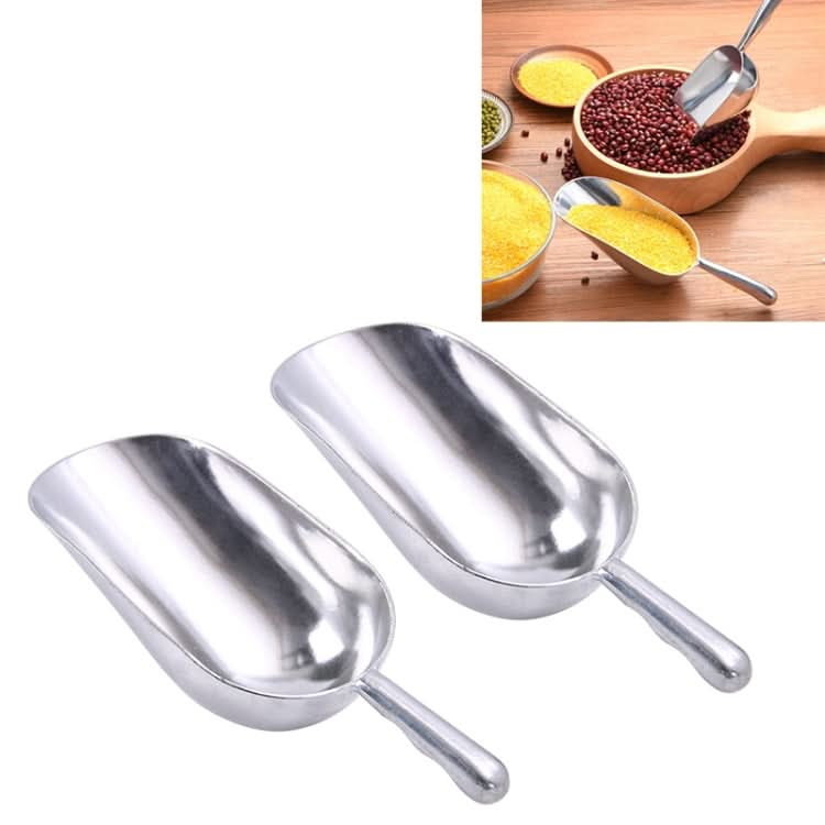 2 PCS Stainless Steel Multifunctional Shovel Aluminum Alloy Ice Shovel Food Tea Shovel Tea Spoon-Reluova