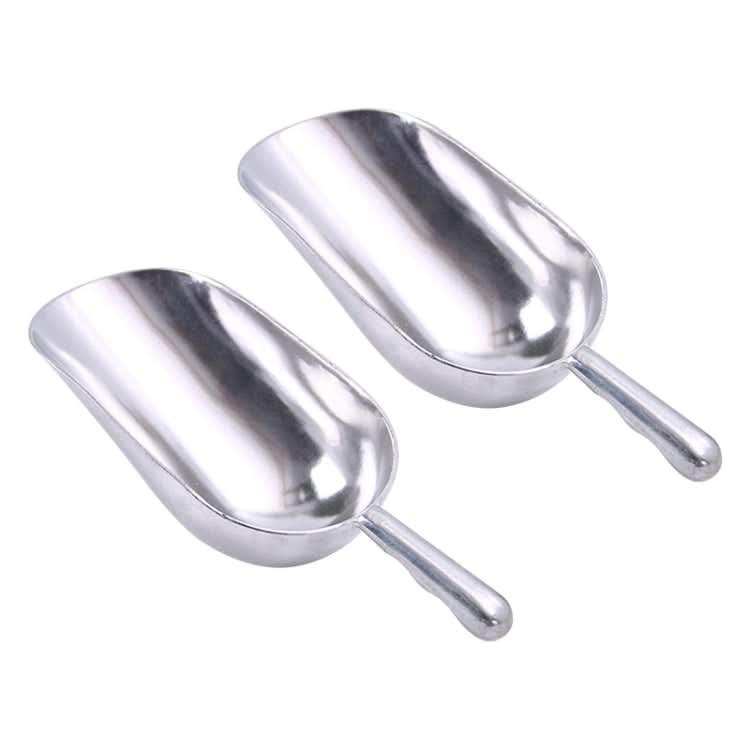 2 PCS Stainless Steel Multifunctional Shovel Aluminum Alloy Ice Shovel Food Tea Shovel Tea Spoon-Reluova