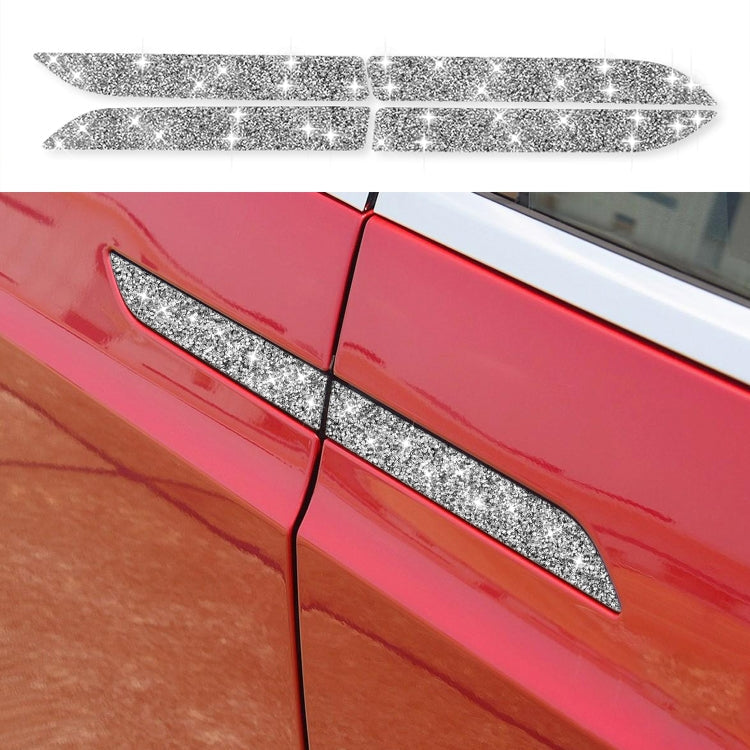 For Tesla Model X Car Exterior Door Handle Panel Diamond Sticker,Left and Right Drive Universal ÎҵÄÉ̵ê