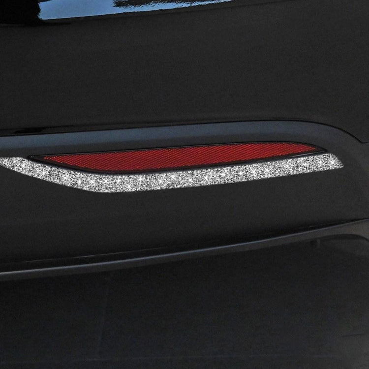 For Tesla Model X Car Rear Fog Lamp Diamond Sticker,Left and Right Drive Universal ÎҵÄÉ̵ê