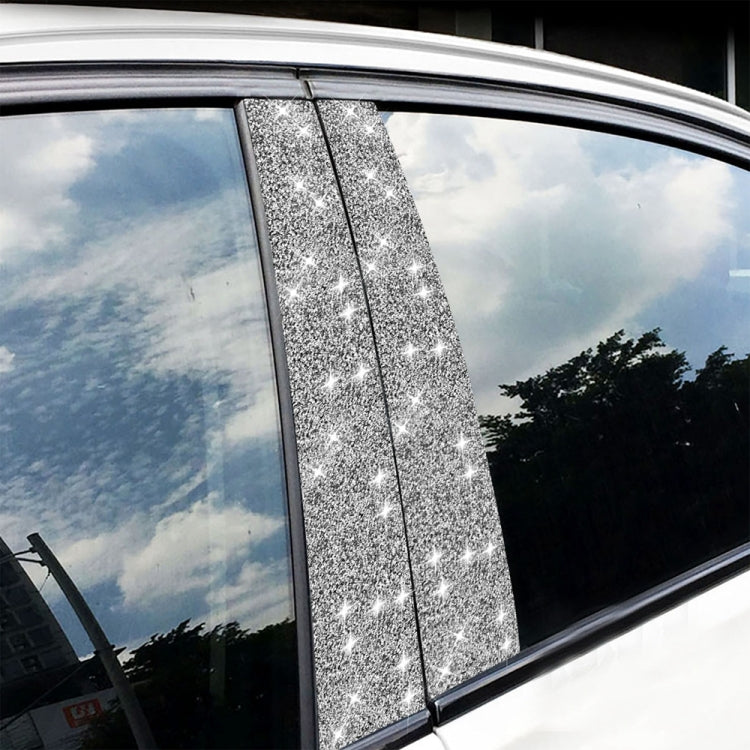 6pcs Car B-Pillar Diamond Decoration Sticker, Left and Right Drive ÎҵÄÉ̵ê