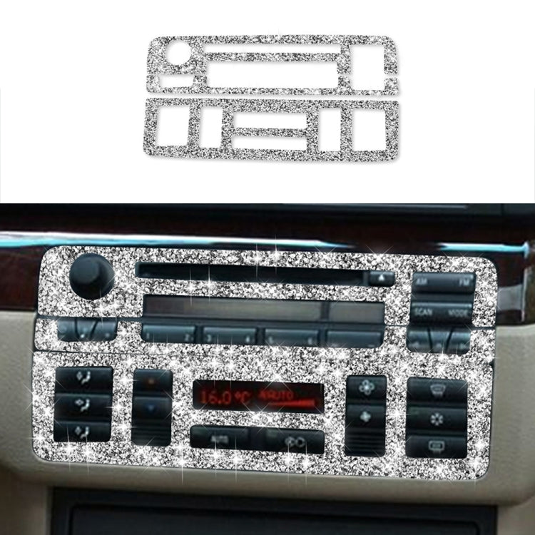 3pcs Car Center Control Panel Diamond Decoration Sticker, Left and Right Drive ÎҵÄÉ̵ê